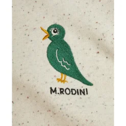 GOTS Bird Emb Neps Sweatshirt Offwhite><noscript><img width=