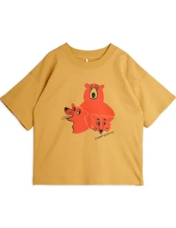 GOTS Camp Rodini Sp Kortärmad Top Beige>Mini Rodini Discount