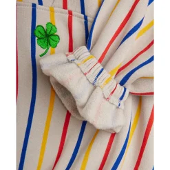 GOTS Clover Emb Half Zip Sweatshirt Multi>Mini Rodini Clearance