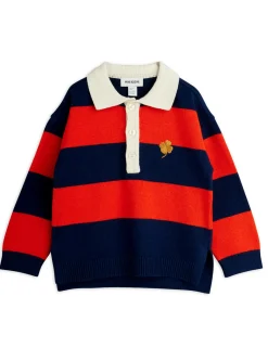GOTS Clover Emb Stickad Rugbytröja>Mini Rodini Hot
