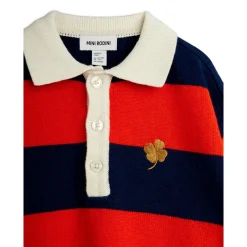 GOTS Clover Emb Stickad Rugbytröja>Mini Rodini Hot