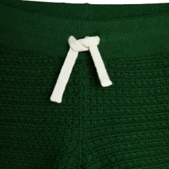 GOTS Crochet Knit Shorts Green><noscript><img width=