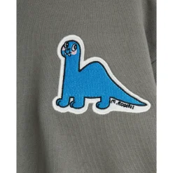 GOTS Dino Patch Sweatshirt Grey><noscript><img width=
