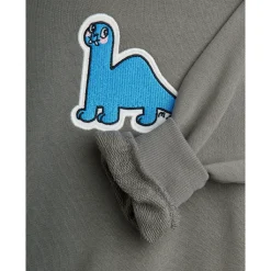 GOTS Dino Patch Sweatshirt Grey><noscript><img width=