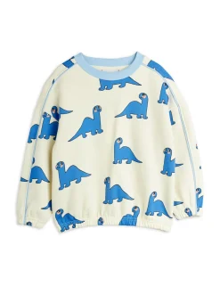 GOTS Dino Sweatshirt Offwhite>Mini Rodini Clearance