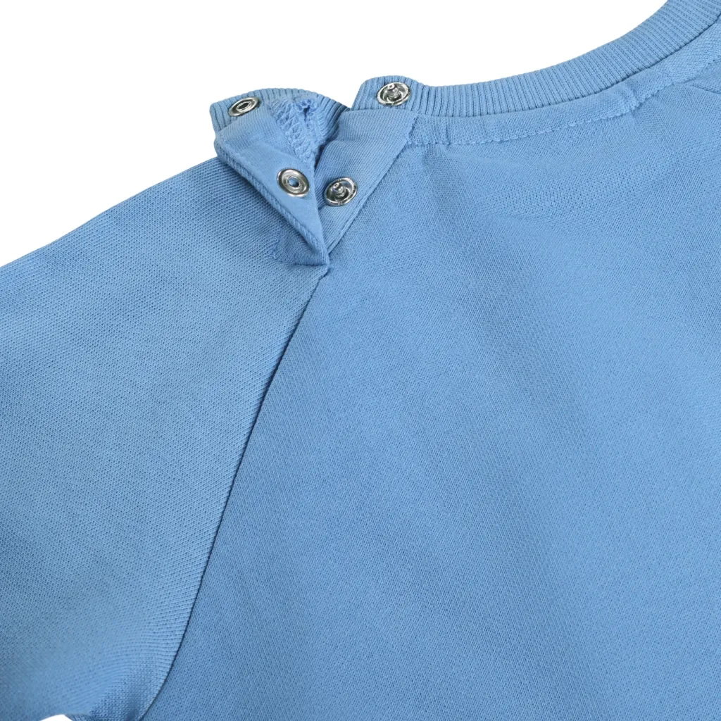 GOTS Disc Sweatshirt Blue Tide>Molo Best