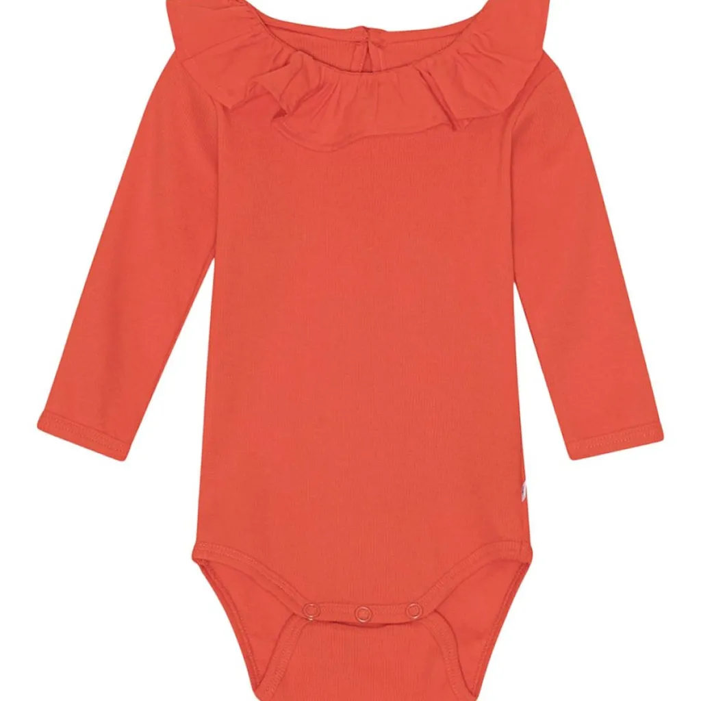 GOTS Faye Baby Body Red Clay>Molo New
