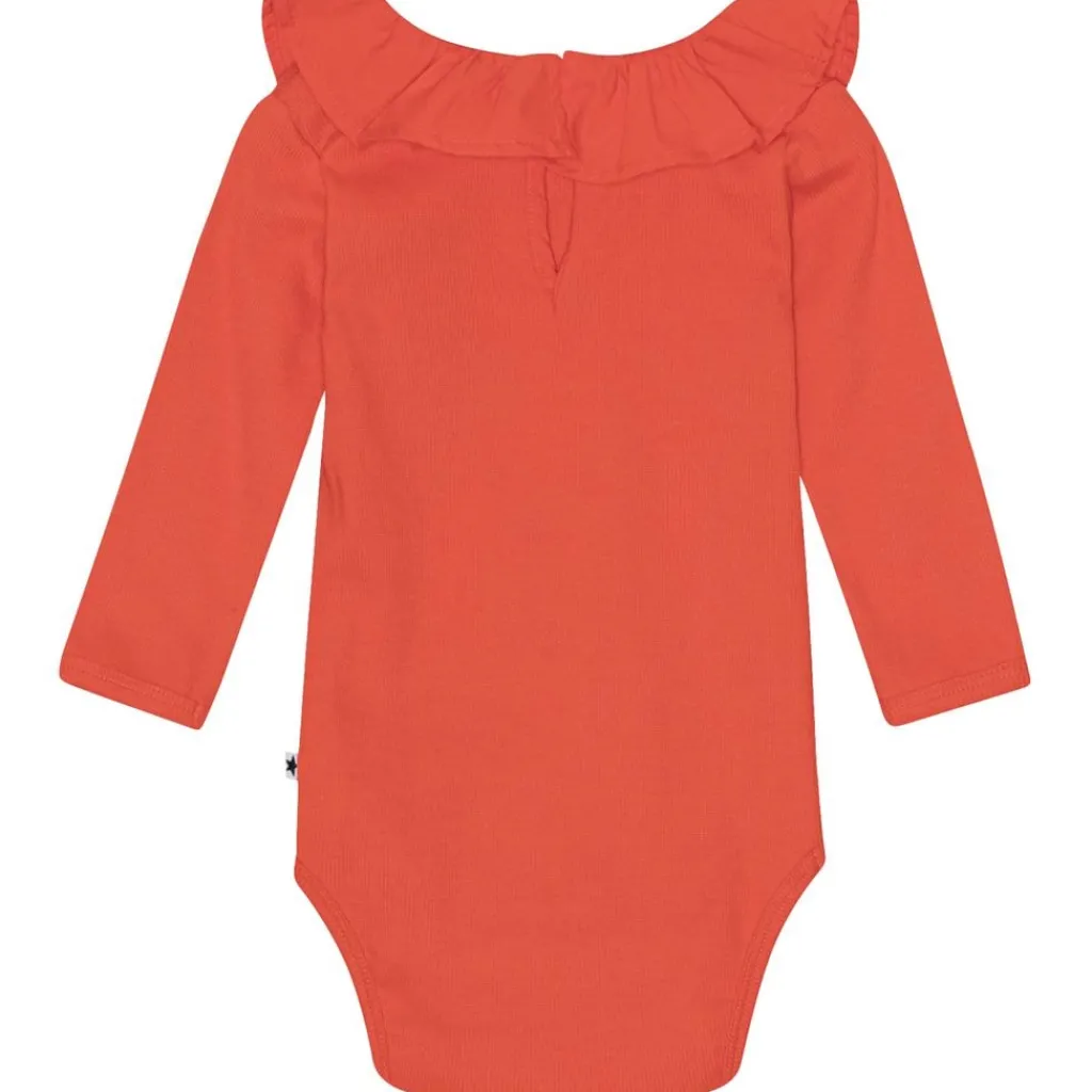 GOTS Faye Baby Body Red Clay>Molo New