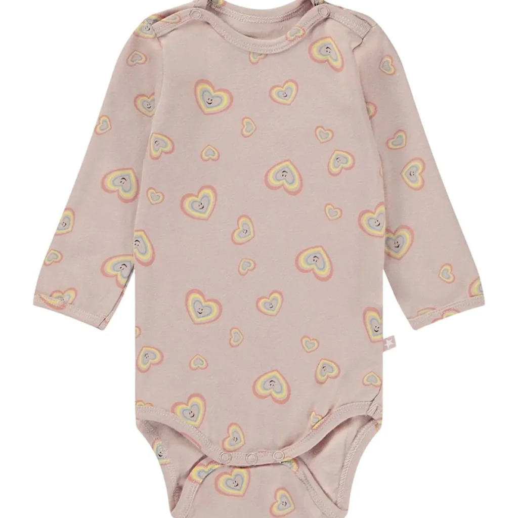 GOTS Foss Baby Body Mini Aura Hearts>Molo Sale