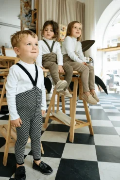 GOTS Fotlösa Strumpbyxor Black X White checked><noscript><img width=