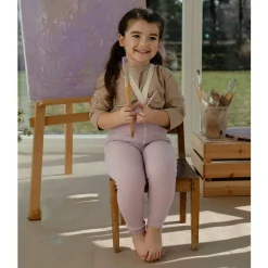 GOTS Fotlösa Strumpbyxor Creamy Lavender><noscript><img width=
