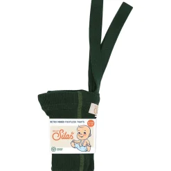 GOTS Fotlösa Strumpbyxor Dark Forest Green>Silly Silas Best