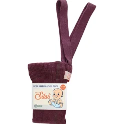 GOTS Fotlösa Strumpbyxor Fig Blend>Silly Silas Hot