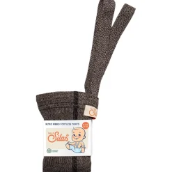 GOTS Fotlösa Strumpbyxor Licorice Peanut>Silly Silas