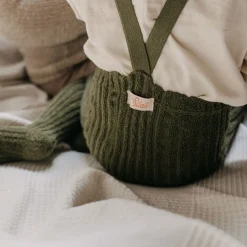 GOTS Granny Teddy Strumpbyxor Olivgrön><noscript><img width=
