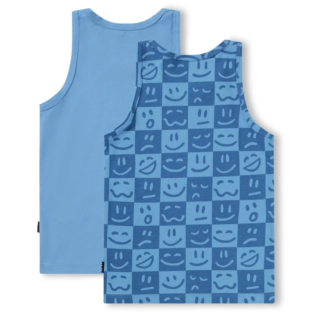 GOTS Jayden 2-pack Linne Blue Vibes>Molo Discount