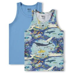 GOTS Jayden 2-pack Linne Pixel Sea>Molo Sale