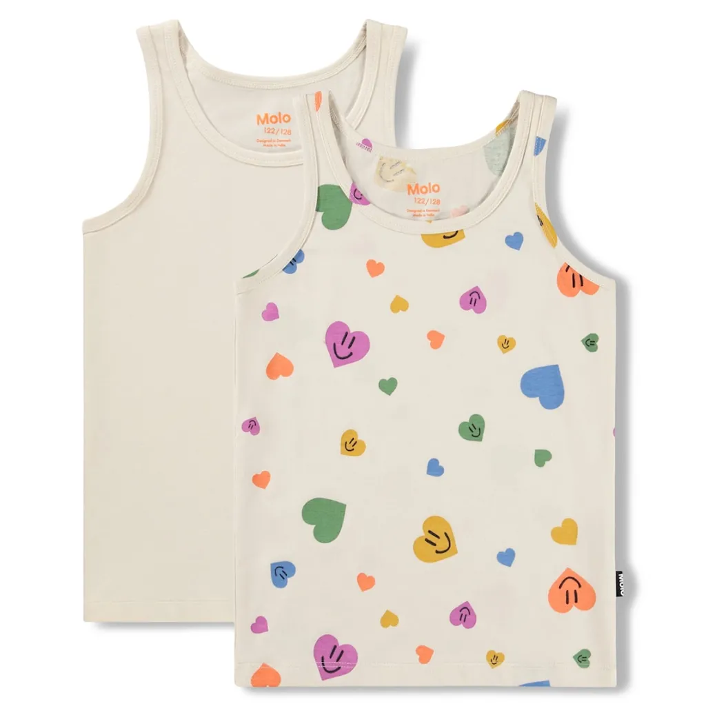 GOTS Jeanie 2-pack Linne Confetti Smiles>Molo Hot