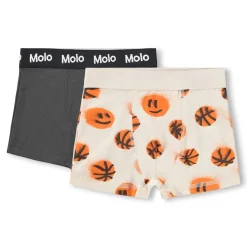 GOTS Justin 2-pack Boxershorts Raven Basketballs>Molo Clearance
