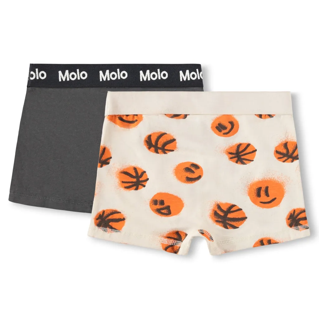 GOTS Justin 2-pack Boxershorts Raven Basketballs>Molo Clearance