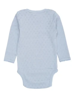 GOTS Långärmad Body Dusty Blue>Copenhagen Colors Clearance