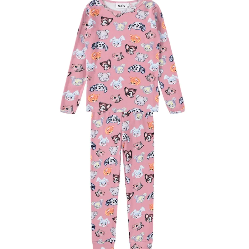 GOTS Lue Pyjamas Itty Bitty Blush>Molo Hot