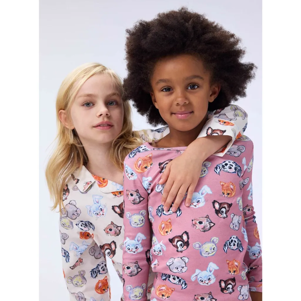 GOTS Lue Pyjamas Itty Bitty Blush>Molo Hot