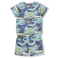 GOTS Luvis Pyjamas Pixel Sea>Molo