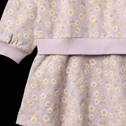 GOTS Maggie Sweatklänning Lavender Daisies><noscript><img width=