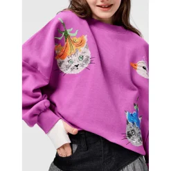 GOTS Marika Sweatshirt Animal Sparkle><noscript><img width=