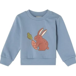 GOTS Martin Mjukisset Med Kanintryck Dove Blue><noscript><img width=