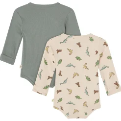 GOTS Max Wrap Body 2-pack Sage Green / Dinosaur><noscript><img width=