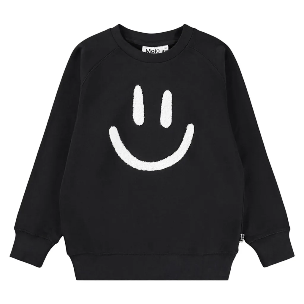 GOTS Mike Sweatshirt Black>Molo Online