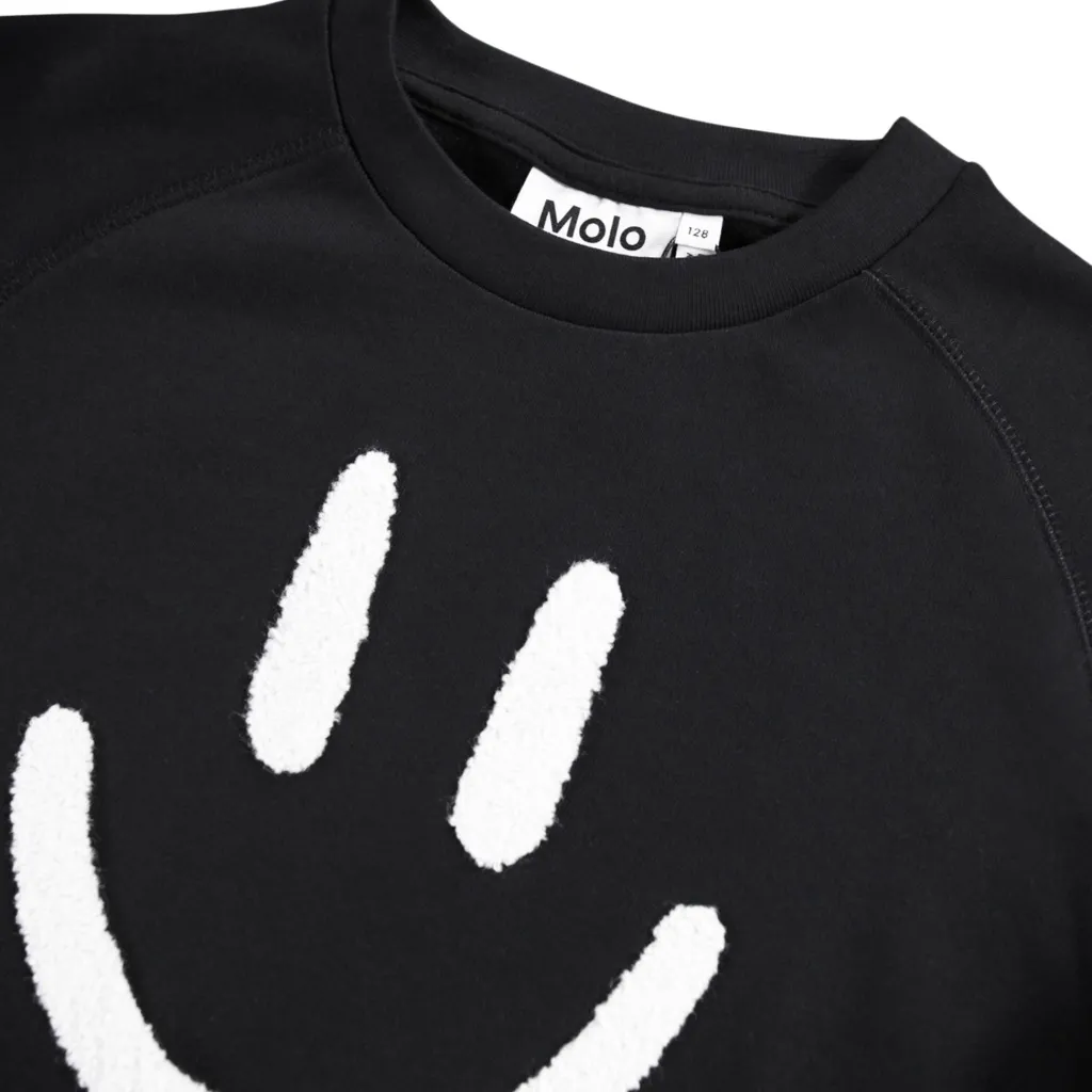 GOTS Mike Sweatshirt Black>Molo Online