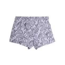 GOTS Mini Leopard Aop Sweatshorts Purple>Mini Rodini Sale