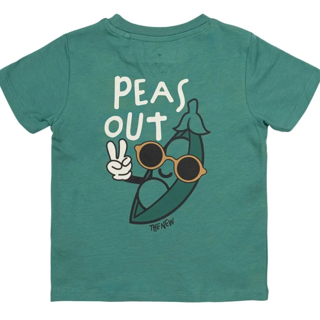 GOTS Newel Tee Bottle Green>The New Siblings New