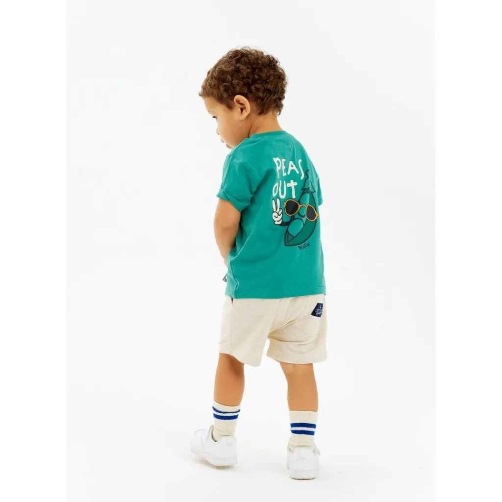 GOTS Newel Tee Bottle Green>The New Siblings New