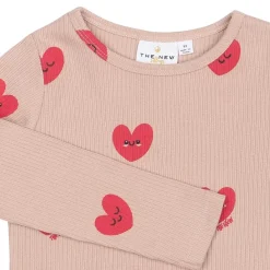 GOTS Nynne Rib Tee Adobe Rose><noscript><img width=