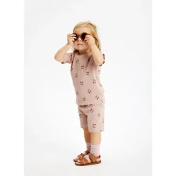 GOTS Oona Ribbade Shorts Adobe Rose Aop><noscript><img width=