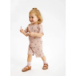 GOTS Oona Ribbade Shorts Adobe Rose Aop><noscript><img width=