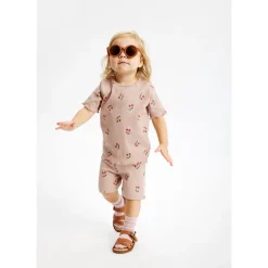 GOTS Oona Ribbade Shorts Adobe Rose Aop><noscript><img width=