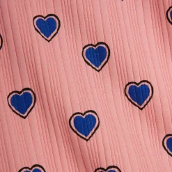 GOTS Outlined Hearts Klänning Pink><noscript><img width=