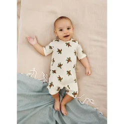 GOTS Owen Ribbad Jumpsuit White Swan Aop><noscript><img width=