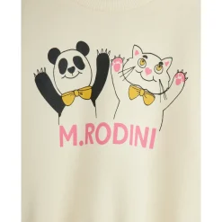 GOTS Panda & Cat Sweatshirt><noscript><img width=