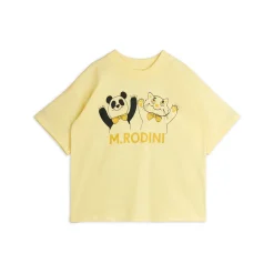 GOTS Panda & Cat Top Yellow><noscript><img width=