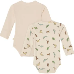 GOTS Petter Body 2-pack Off White / Dinosaur>Buddy & Hope Best