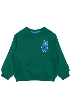 GOTS Phineas Sweatshirt Alpine Green>The New Siblings Sale
