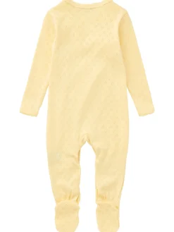 GOTS Pointelle Body Pale Yellow>Copenhagen Colors Outlet