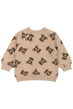 GOTS Primo Våfflad Sweatshirt Humus>The New Siblings Best