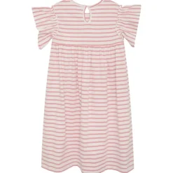GOTS Randig Klänning Bridal Rose>Creamie Outlet
